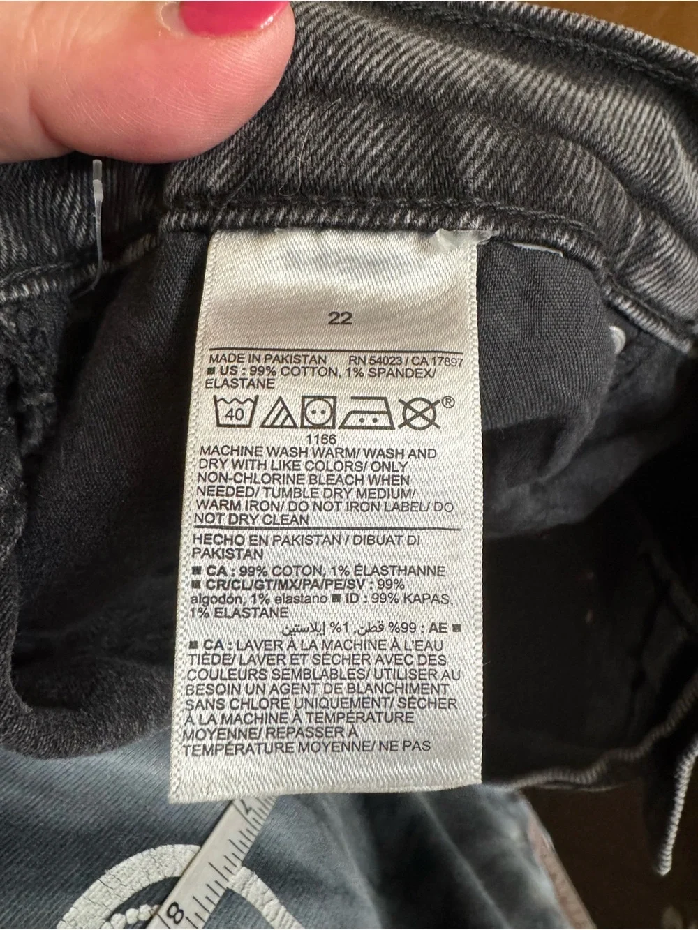 Old Navy Jean Shorts 22 High Rise Cutoff Button Fly Denim Plus Size Black